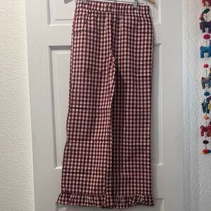 Kids Checkered Pajama Pants